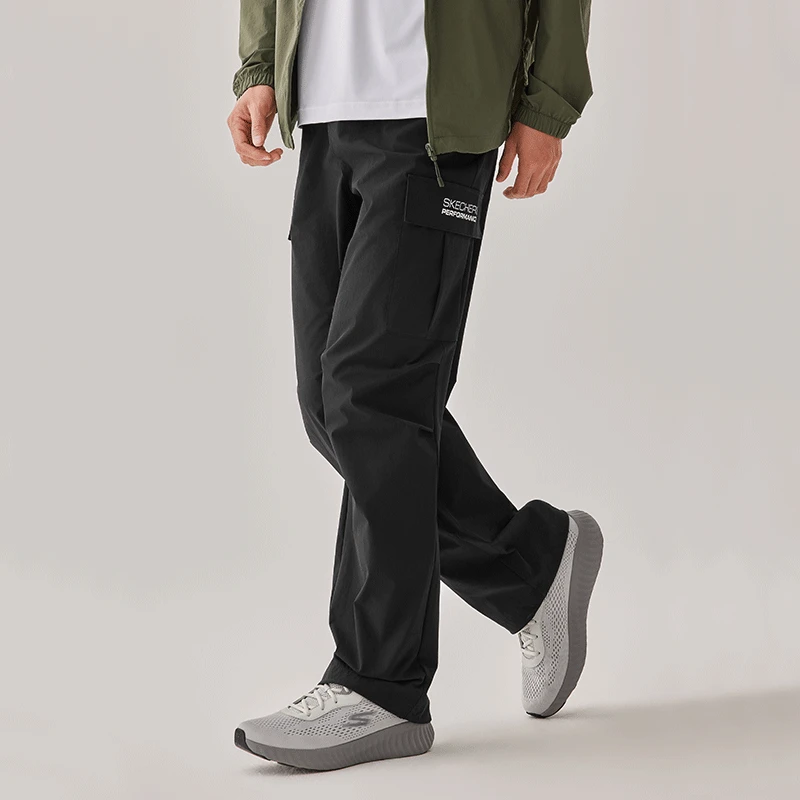 Skechers斯凯奇潮流工装裤男女款2025春季新款舒适百搭直筒休闲裤