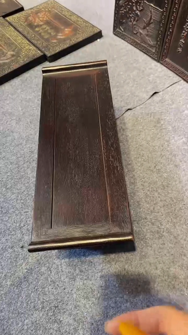 木梅****老紫檀雕刻一物一拍