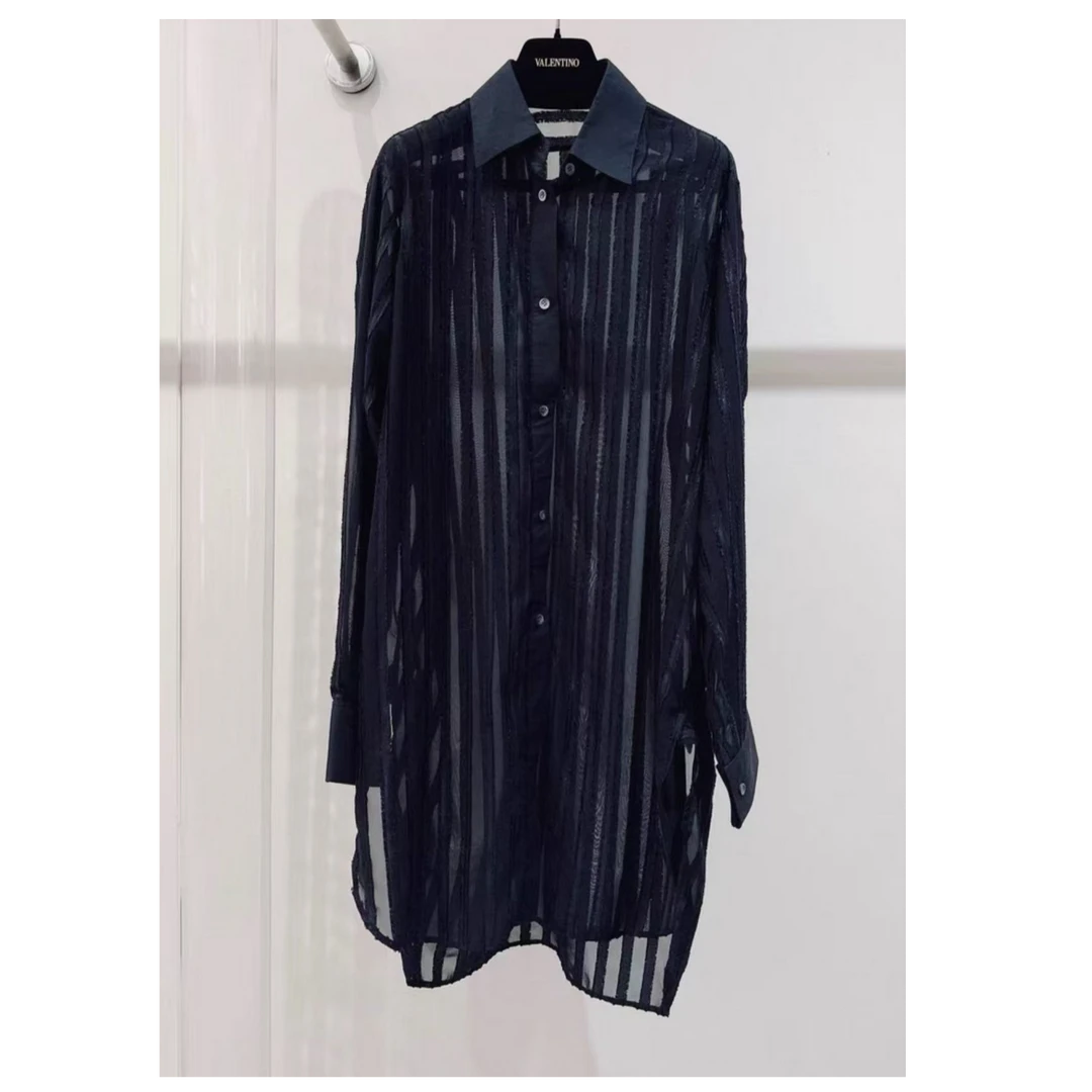 未使用 LOEWE/罗意威 双双臻选/vv03091/罗意威衬衫裙/s