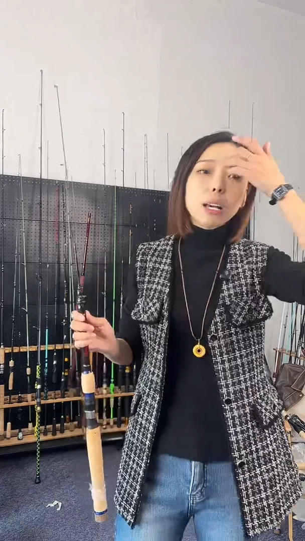 1.8m以下碳素一节半弹射马口1.35米直柄（瑕疵尾货竿，没有售后）