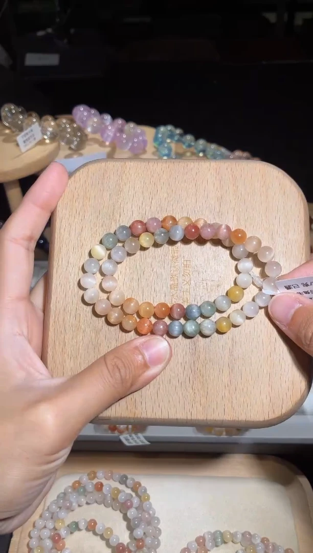 未镶嵌手链水晶39号多样性发一A 7+