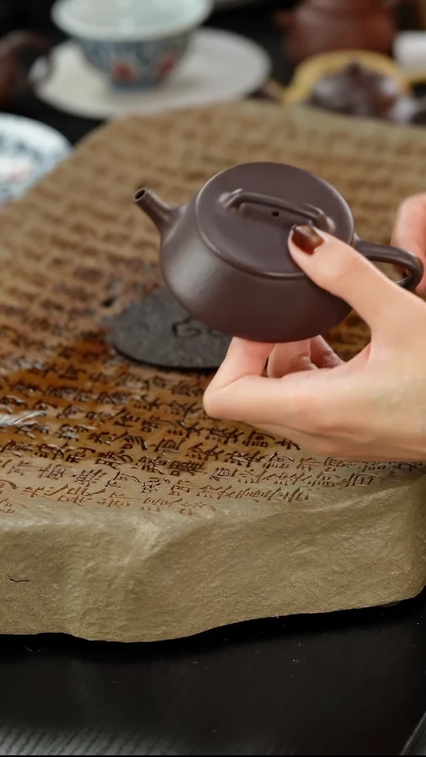 茶壶紫砂岚*儿喜门紫泥仙缘100cc