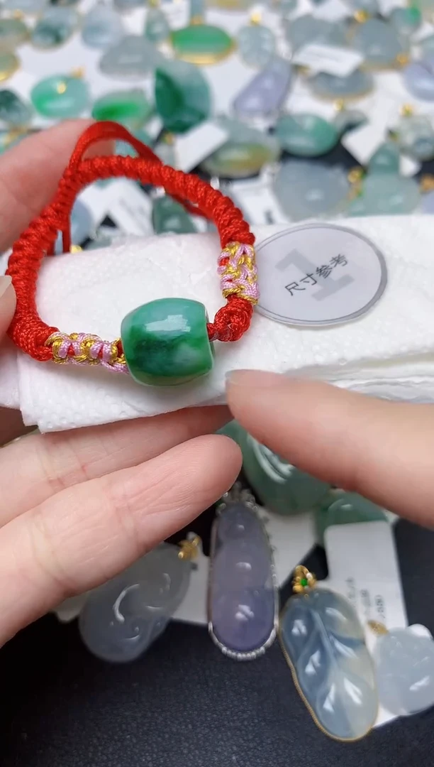 颈饰未镶嵌翡翠天然缅甸A货翡翠