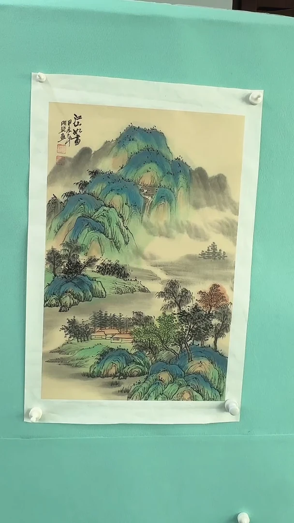 【闪购商品】国画明锐山水绘画作品