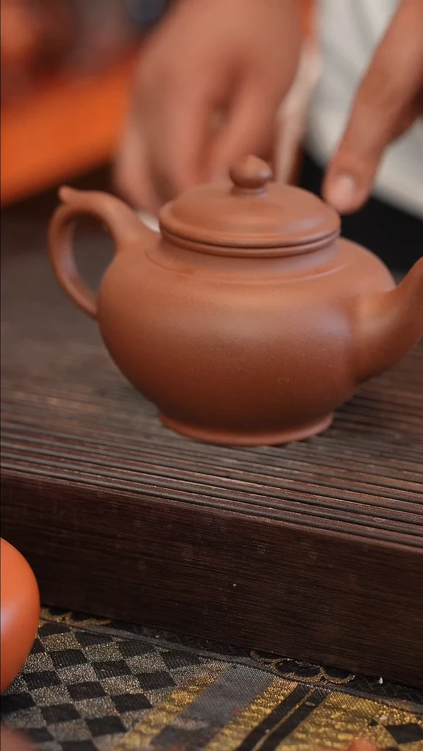 茶壶紫砂原矿手工制作400cc