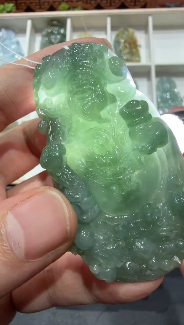 未镶嵌挂件翡翠A货翡翠多样性孤品