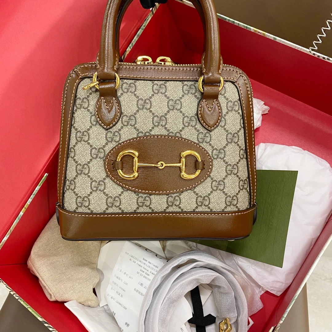 99新 GUCCI/古驰 1955迷你贝壳包