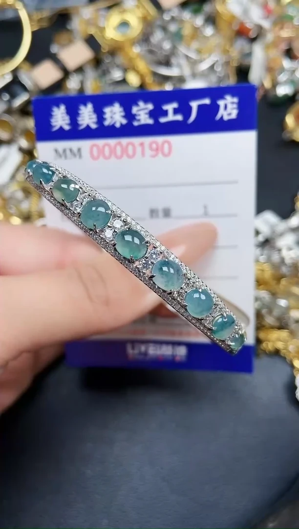 【闪购商品】翡翠颈饰银S925镶嵌0190
