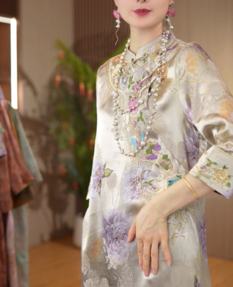 2025重磅夏季国风新款新中式连衣裙-2025B0021-一一