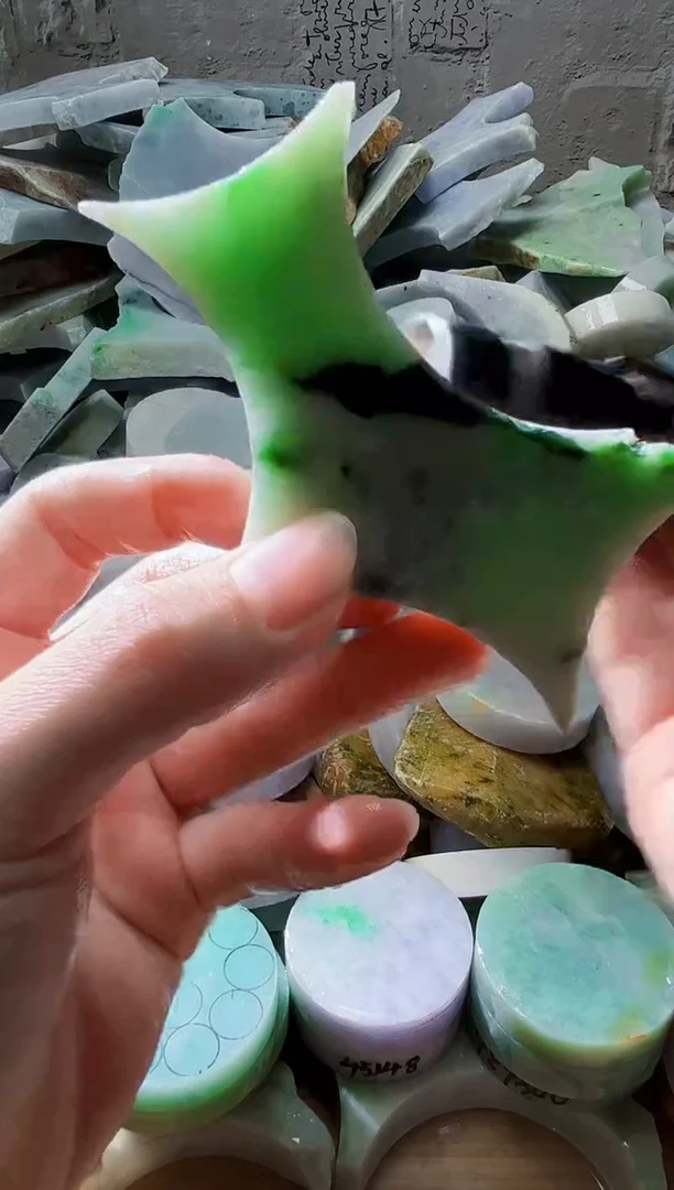 裸石翡翠天然翡翠A货玉 南 959