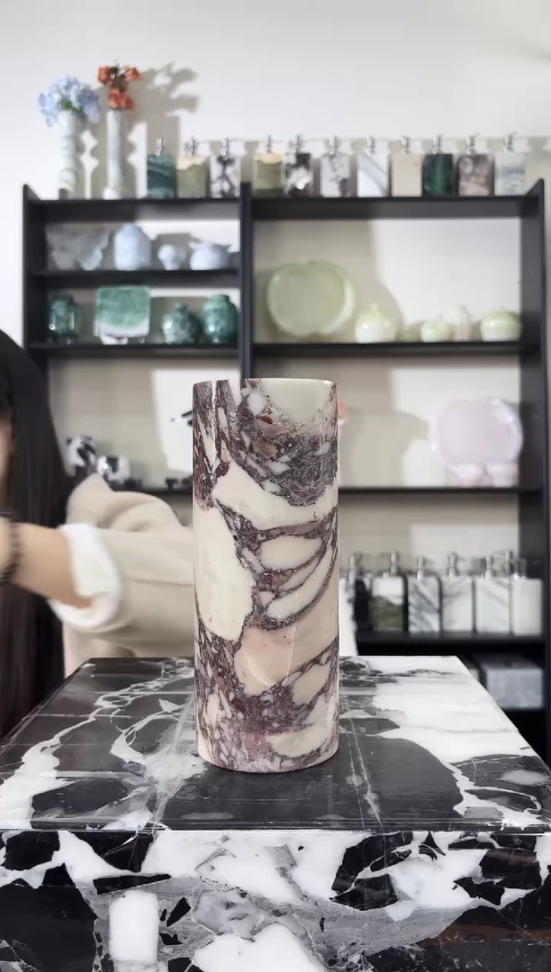 石材宝紫006花瓶