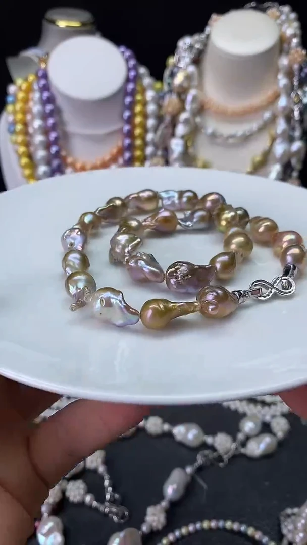 颈饰未镶嵌淡水珍珠多人