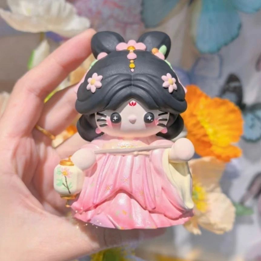 嫦娥Kitty香薰石膏娃娃涂色摆件玩具涂鸦纯手工制作创意diy
