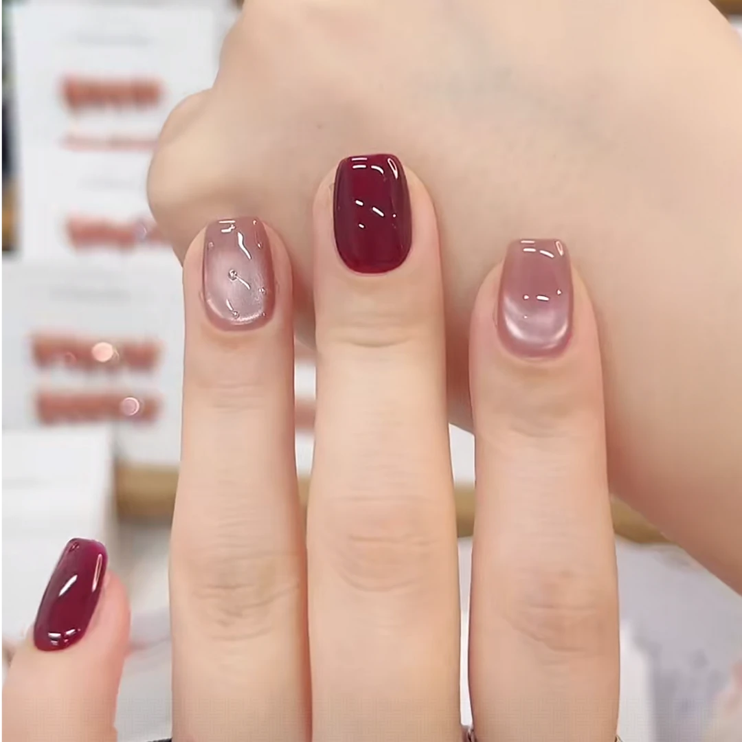 奢香夫人  蝶诗舞 纯手工定制美甲贴片 显白高级定制穿戴甲10片