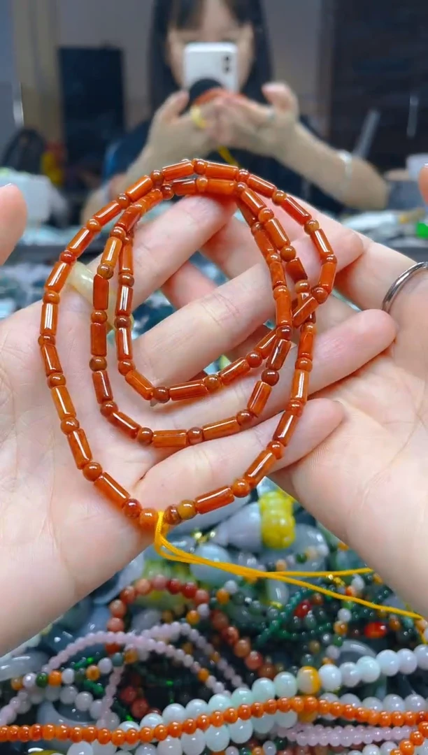 翡翠未镶嵌颈饰3.8MM/E/翡翠A货一图一物