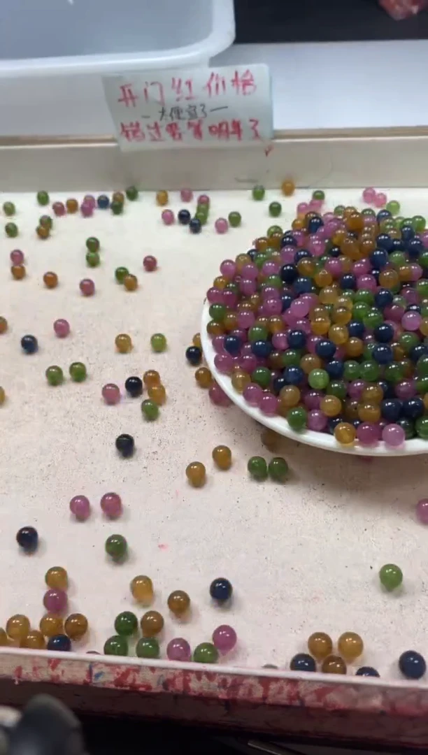 【闪购商品】碧玺颈饰未镶嵌w20碧玺6mm*40颗