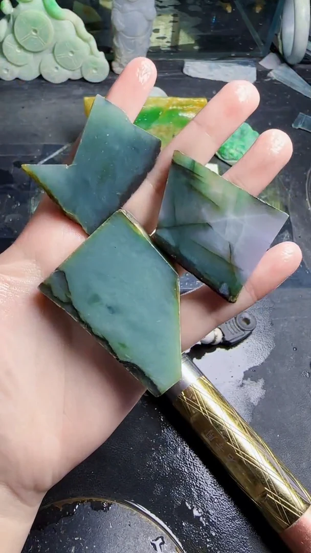 未镶嵌挂件翡翠天然翡翠012