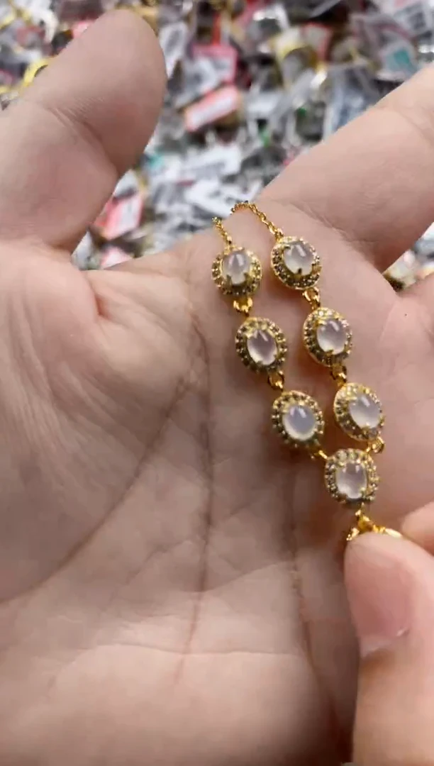 银S925镶嵌戒指翡翠444   10