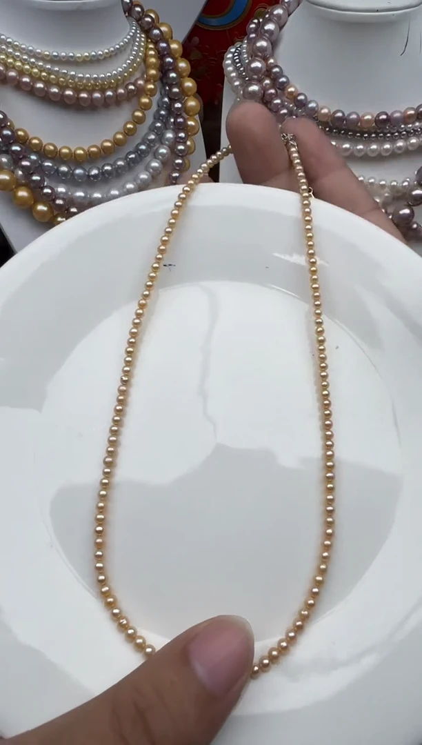 淡水珍珠未镶嵌颈饰1