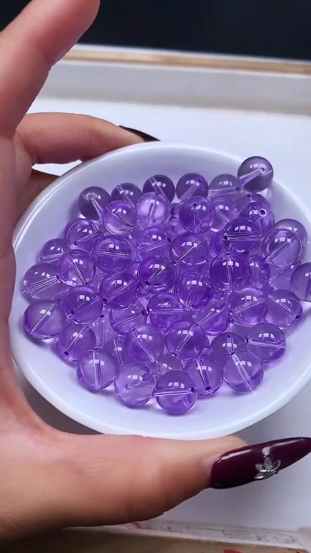 未镶嵌珠宝半成品水晶M691 维多利亚水晶10mm10个6.8元