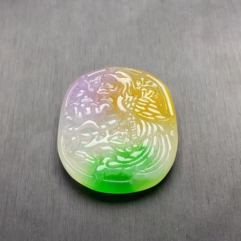 小白精选83精美三色凤凰于飞吊坠