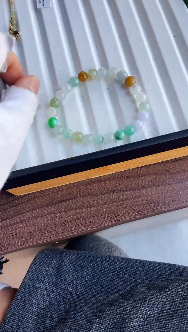 散珠翡翠翡翠手串 8+