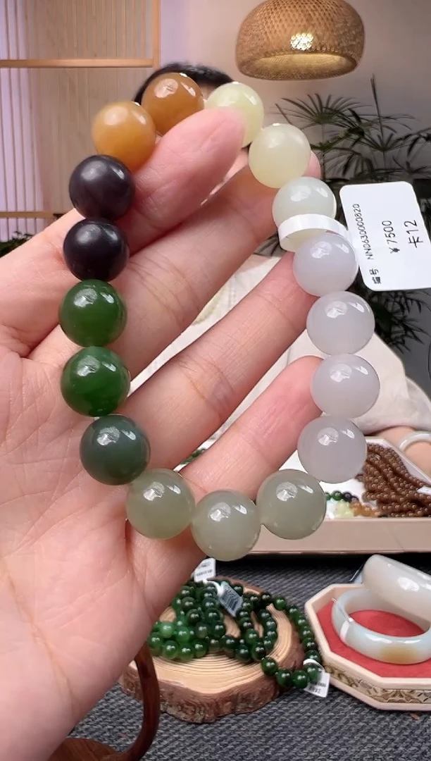 和田玉未镶嵌颈饰手串  NN  卡12