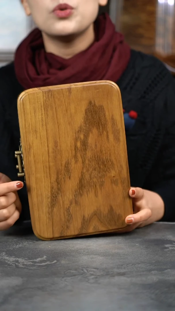 【闪购商品】金丝楠木艺拆房老料精工收纳盒756