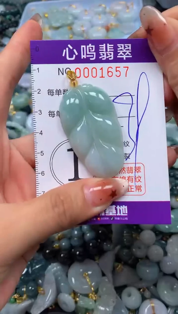 翡翠未镶嵌颈饰闪购001657