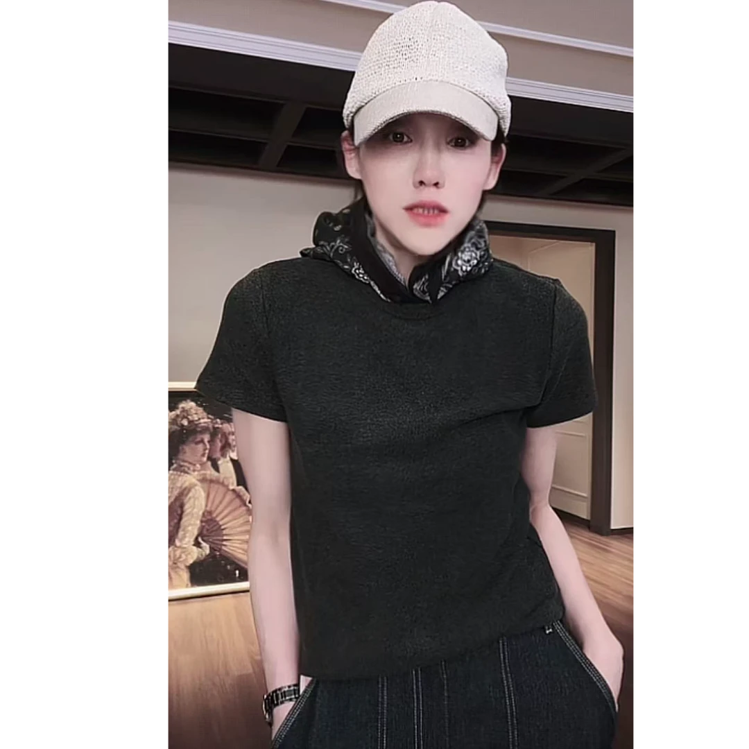 秋冬必入 微微绒 弹力巨大 绒感T恤 T0704