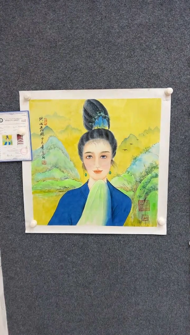 【闪购商品】国画2.25-冯高翔-68斗方人物-027