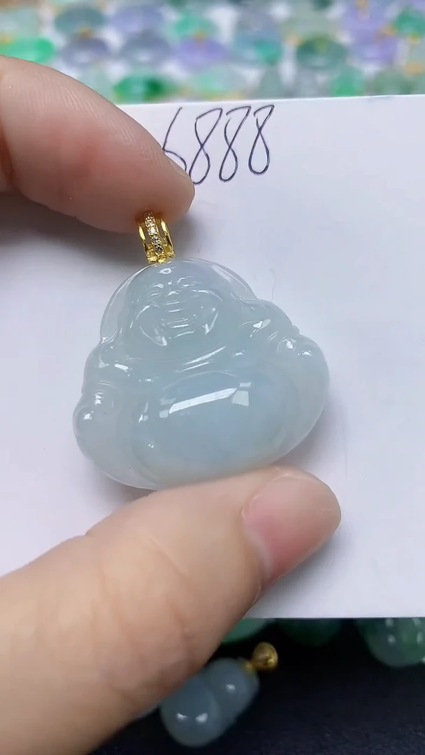 翡翠未镶嵌颈饰天然自然緬甸A貨翡翠
