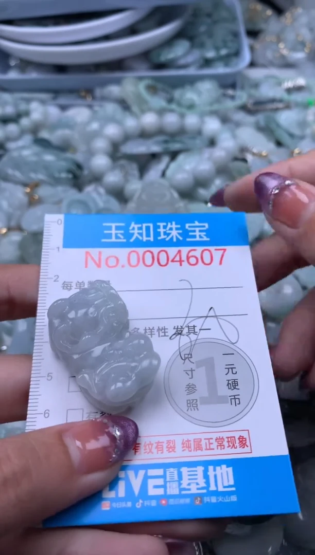 翡翠未镶嵌吊坠(不含链)4607