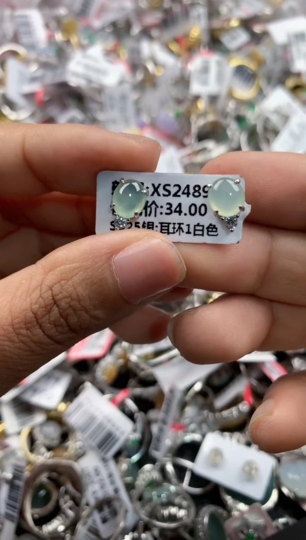 银S925镶嵌戒指翡翠121212----1