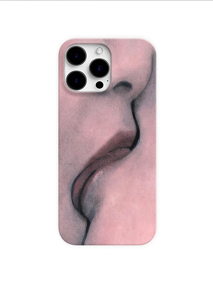 艺术亲吻插画手机壳苹果15promax华为mate荣耀vivo小红米oppo一加