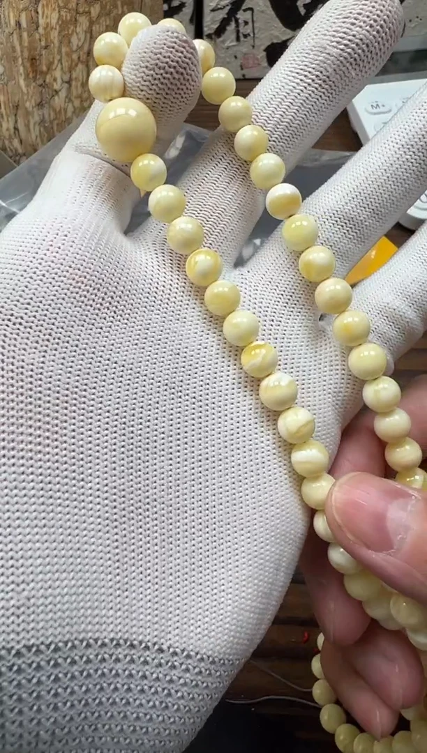 裸石蜜蜡未镶嵌蜜蜡手串