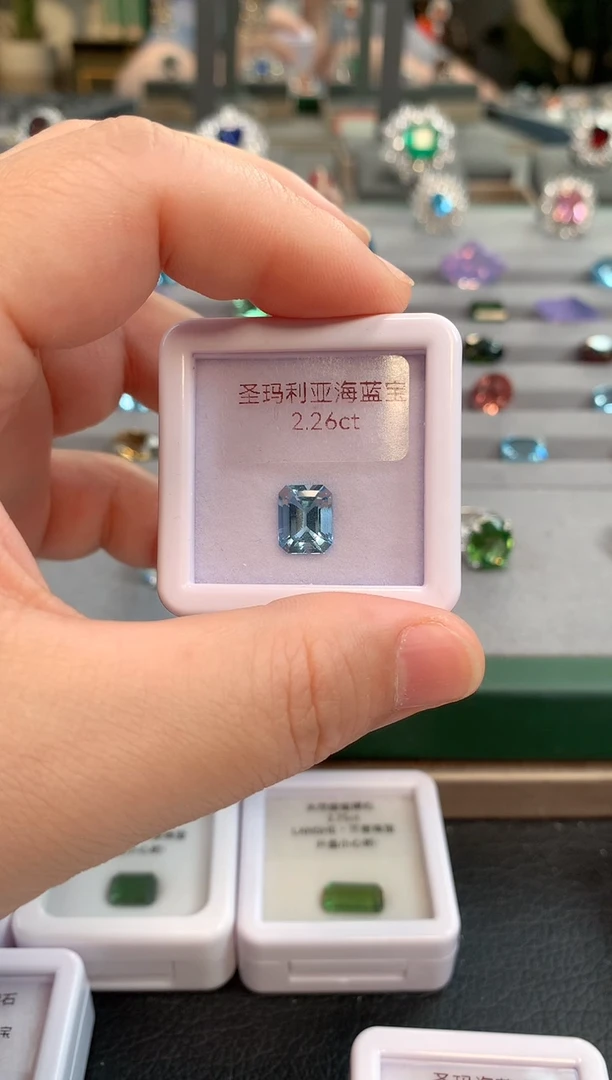 海蓝宝石裸石未镶嵌2.26ct