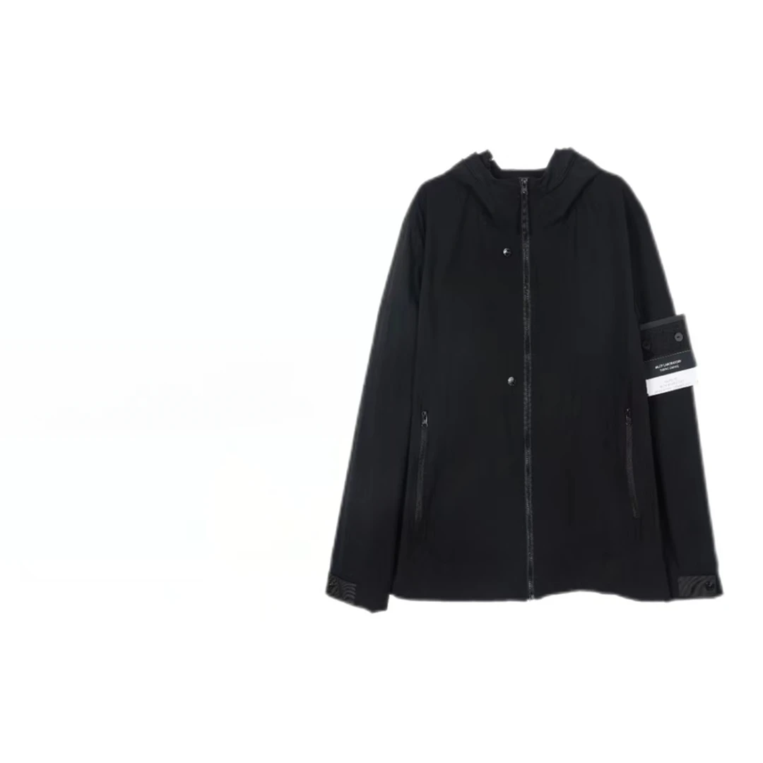 【金夕专享2246】纯色机能风拉链连帽户外长袖连帽外套