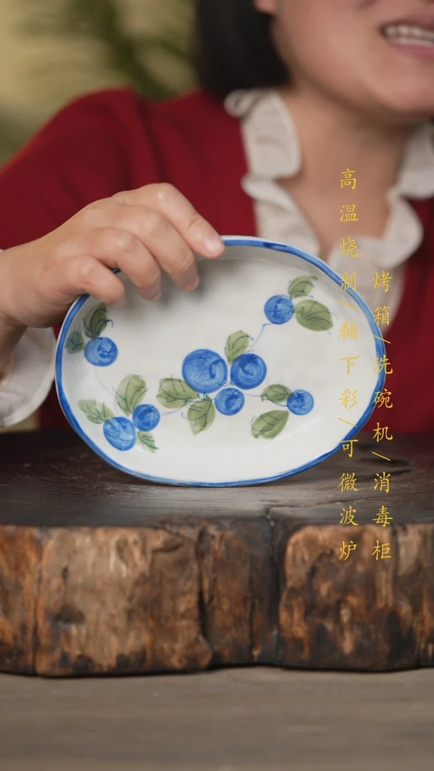 【闪购商品】碗景德镇高温釉下彩可微波烤箱洗碗机