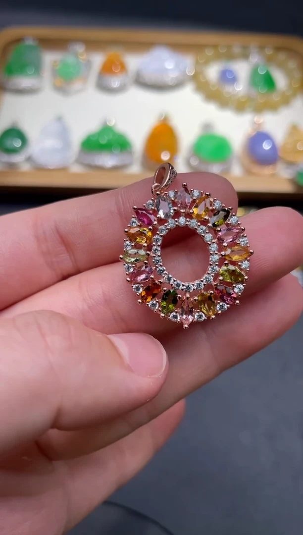 吊坠未镶嵌碧玺6.......