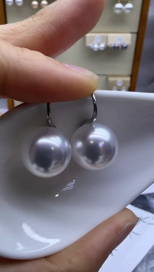 未镶嵌耳饰淡水珍珠095