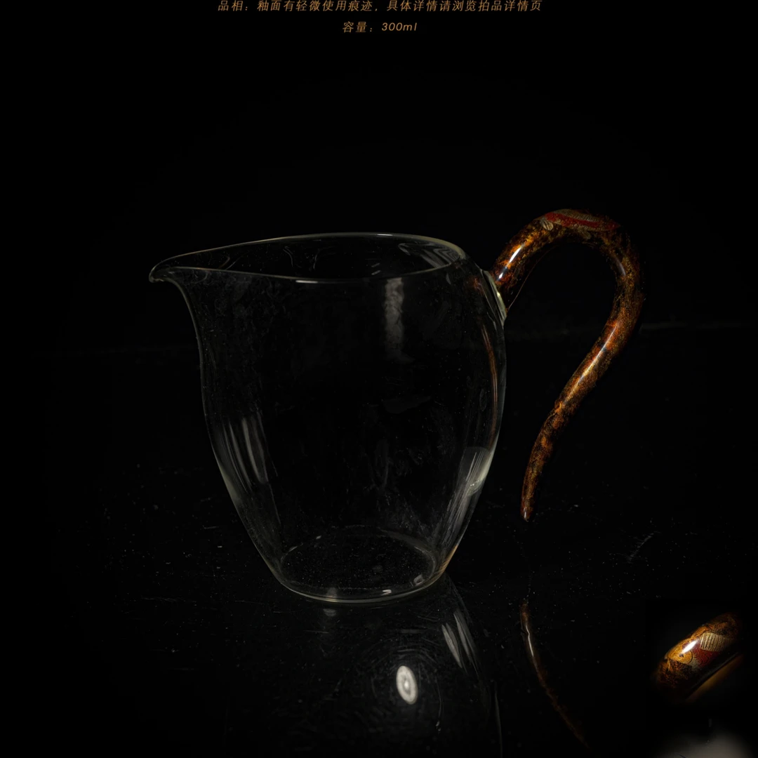 4-82自慢堂大漆锦鲤公道杯