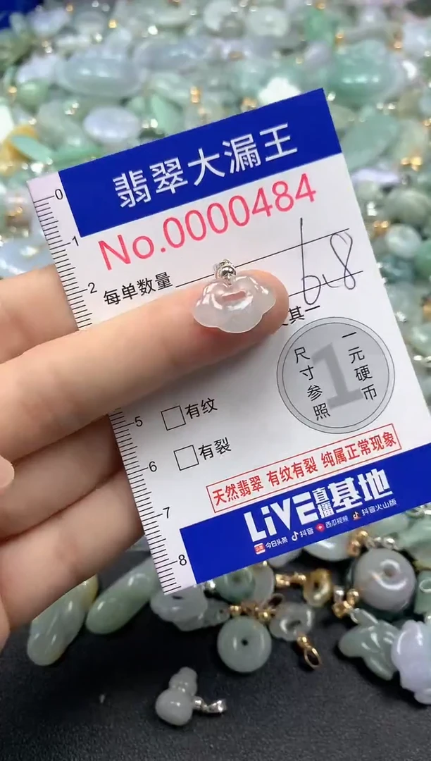 翡翠未镶嵌吊坠(不含链)484