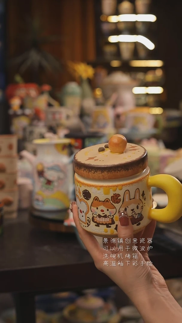 景德镇釉下彩绘设计师款式陶瓷