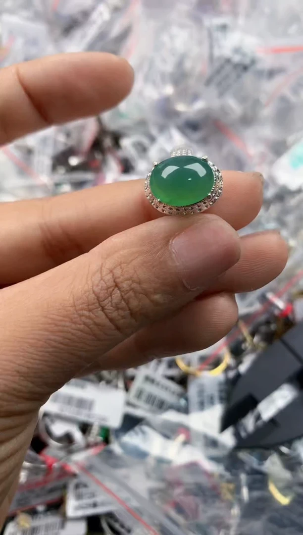 未镶嵌戒指翡翠777           10