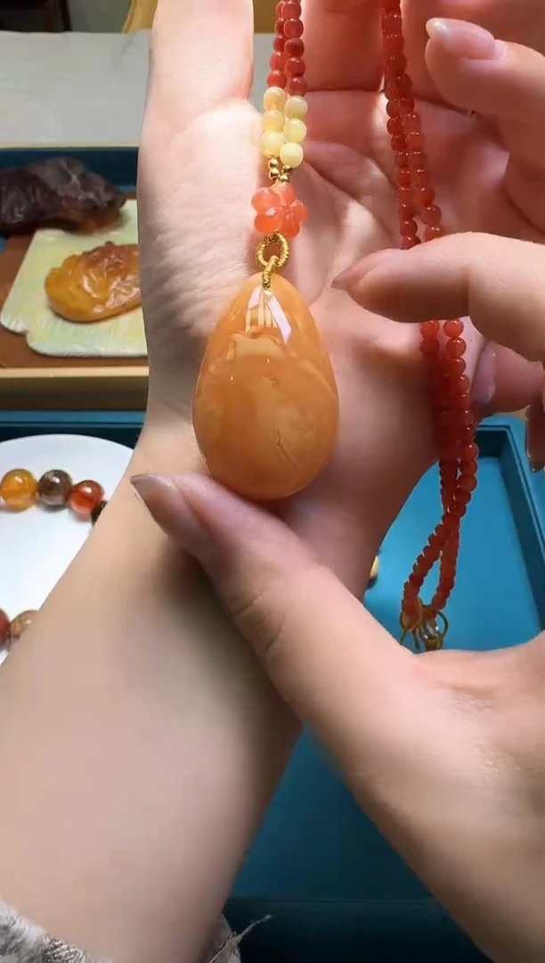 琥珀颈饰未镶嵌多样性发一件774