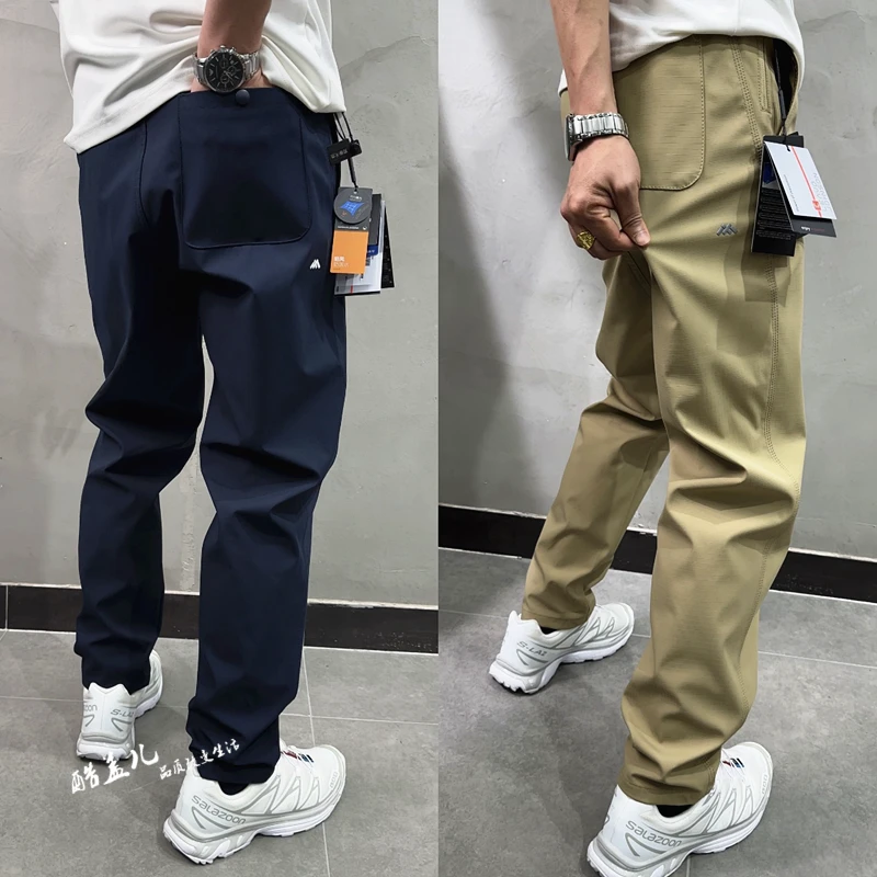 轰炸机系列意式高端春夏男士矩阵网格户外宽松百搭情侣休闲裤