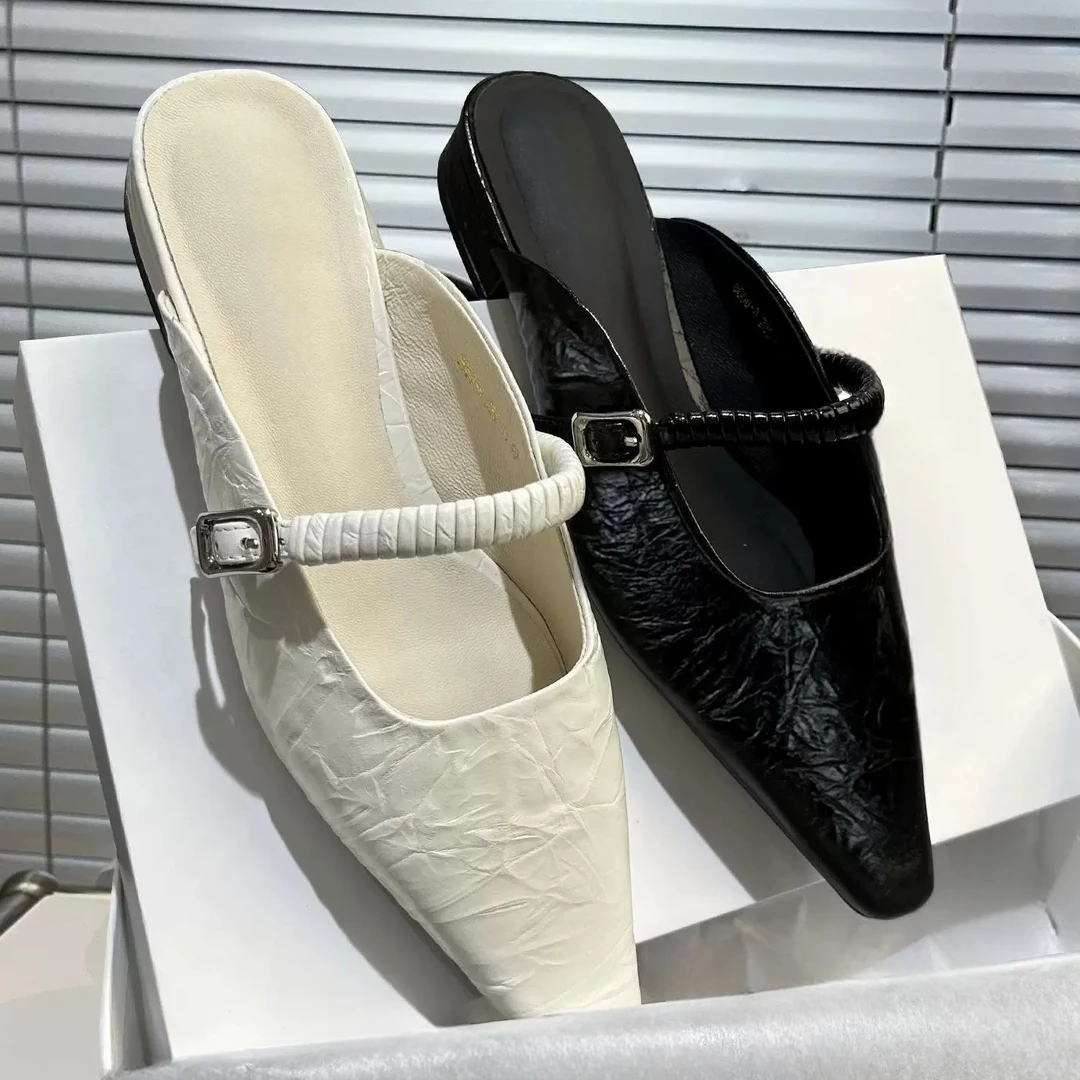 2025新款爆款2cm女鞋外穿凉鞋气质百搭小众鞋b