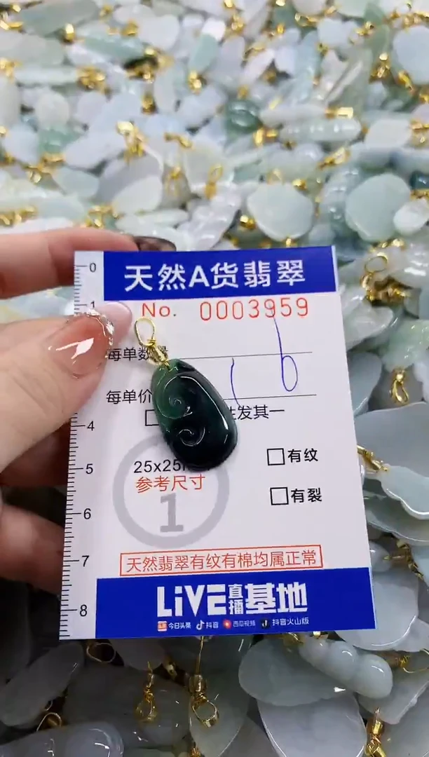 颈饰未镶嵌翡翠天然A货翡翠