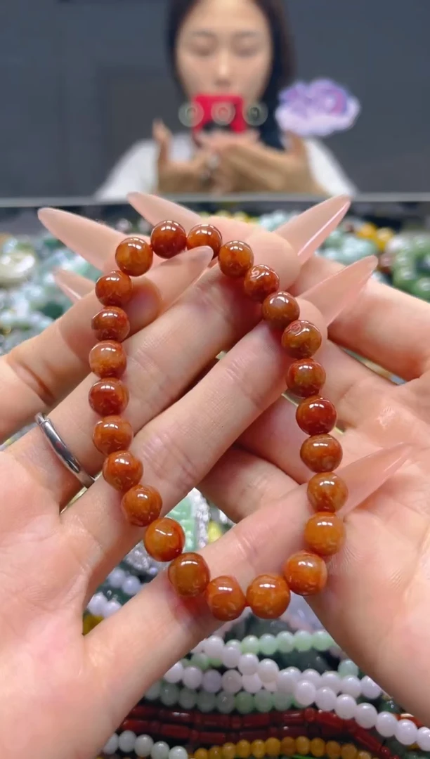 颈饰未镶嵌翡翠7MM